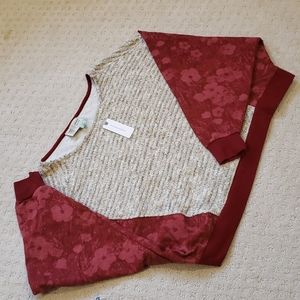 NWT Anthropologie Saturday Sunday Dolman sleeve oversized style sweatershirt